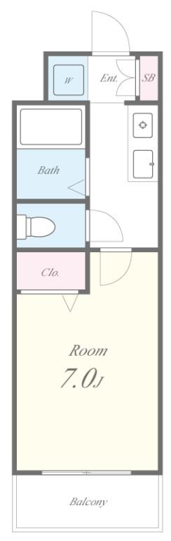ジャルディーノ壱番館 間取り図