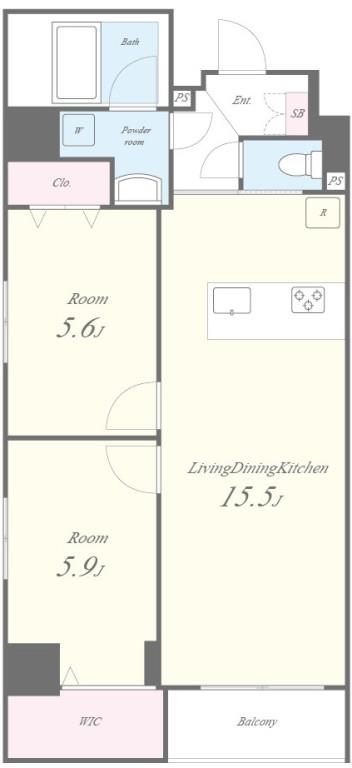 Eau・Clair 道灌山 間取り図
