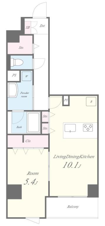 Eau・Clair 道灌山 間取り図