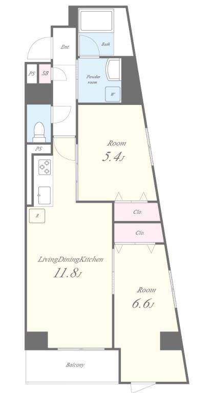 Eau・Clair 道灌山 間取り図