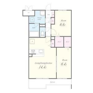 カンフリエ寿 間取り図