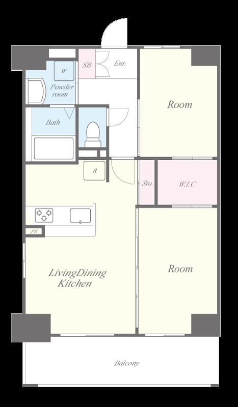 アヴェニーユ壱番館 間取り図