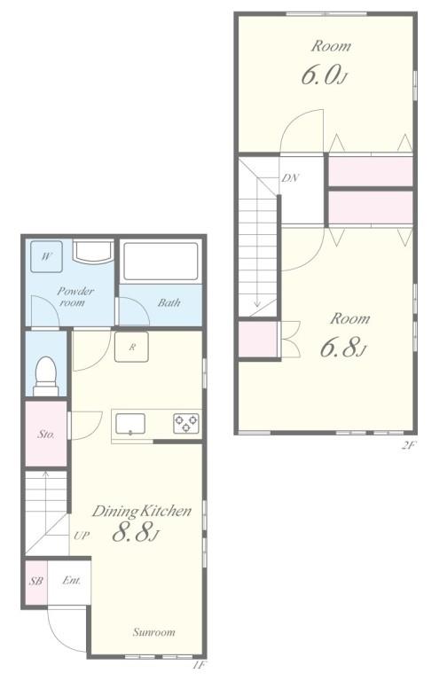 仮称)ミ・パティオB棟 間取り図