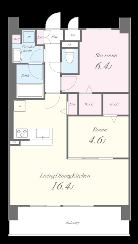 フェンテ・イーストⅡ 間取り図