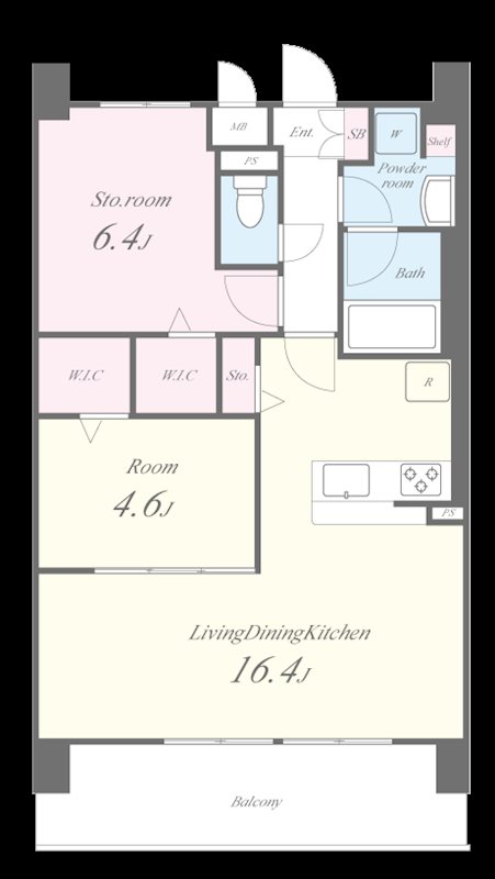 フェンテ・イーストⅡ 間取り図