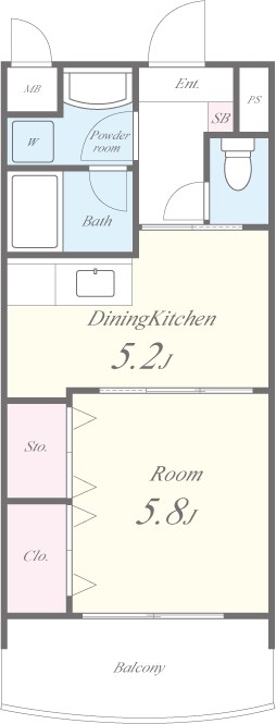 カーサ恵風 間取り図