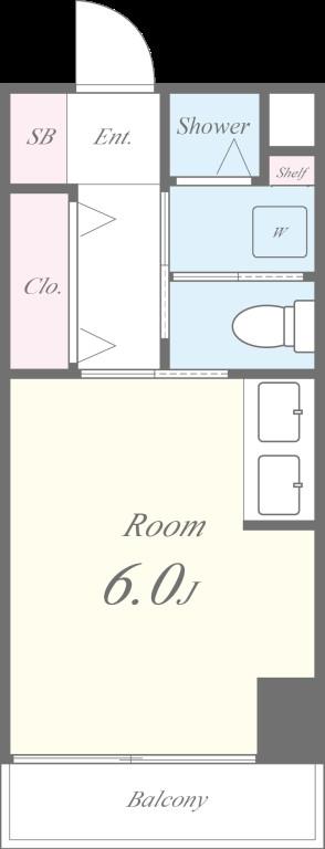 ロイヤルハイツ新深江 415号室 間取り