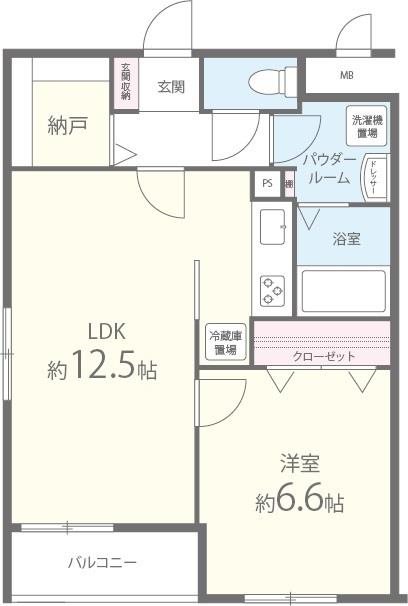 ボヌールロジェ 間取り図