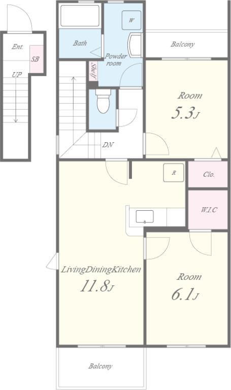 グランシャリオ(姫路) 間取り図