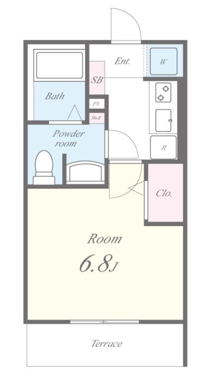 ハンプデンコート 間取り図