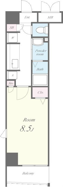 ｳﾞｪﾙ ｺﾝｼｪｰﾙ 間取り図