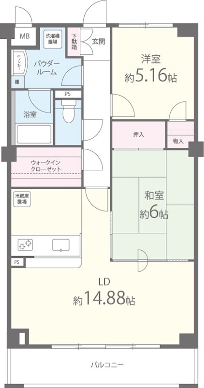 グランドゥール(草津) 間取り図