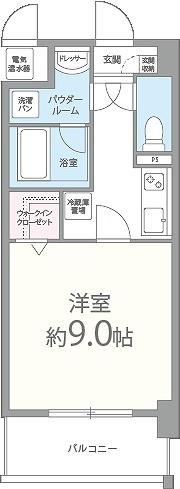グーテンターク富田2 間取り図