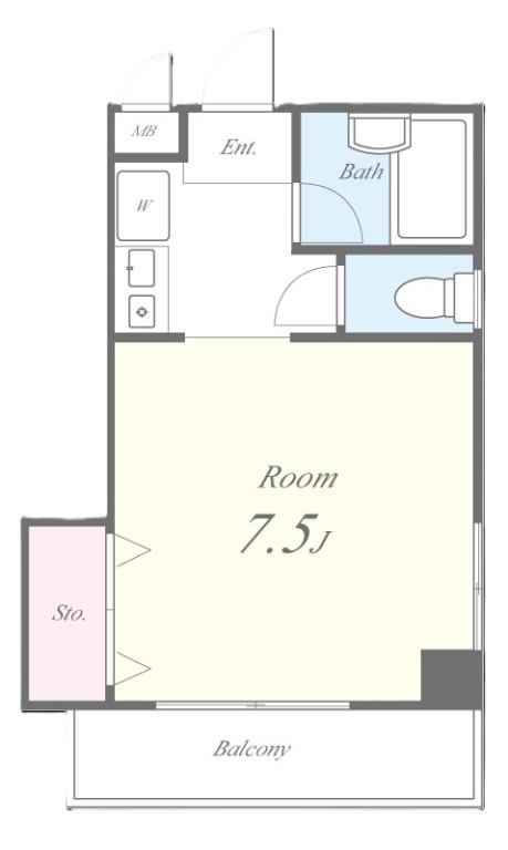 勝どき第三関根ビル 間取り図