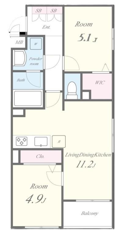 Le SOLEIL(ル・ソレイユ) 間取り図