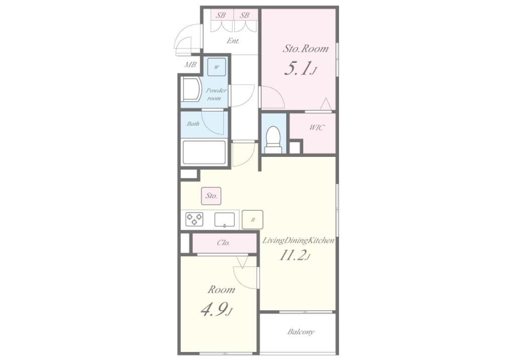 Le SOLEIL(ル・ソレイユ) 間取り図