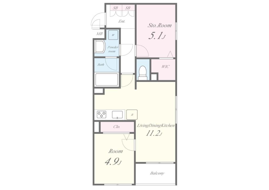Le SOLEIL(ル・ソレイユ) 間取り図
