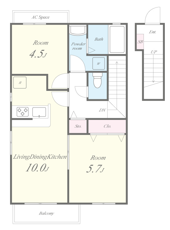カーサペルソナ 間取り図