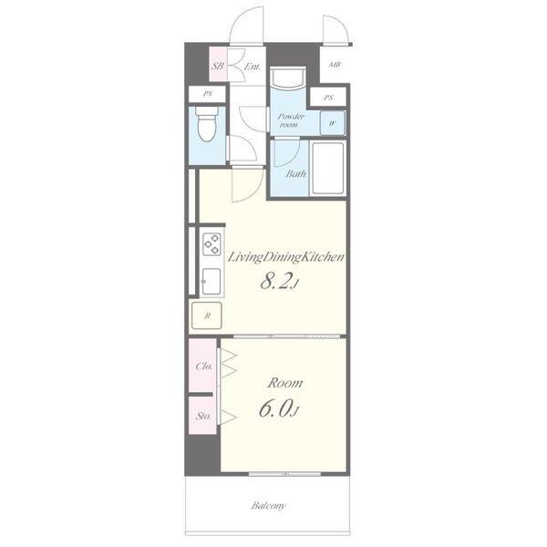 パルファン ドゥ ジョア 間取り図