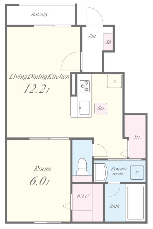 仮称)江坂町2丁目プロジェクト 間取り図