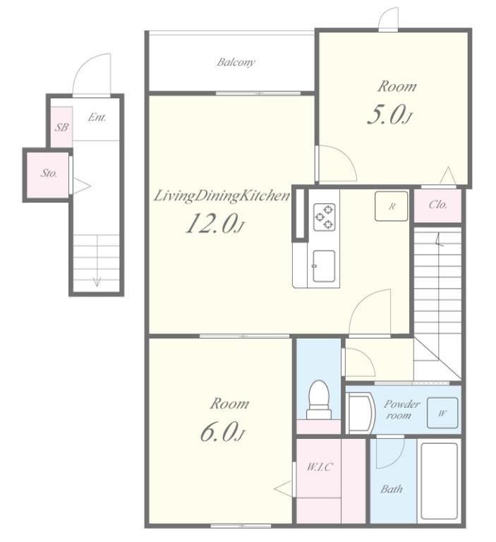 仮称)江坂町2丁目プロジェクト 間取り図