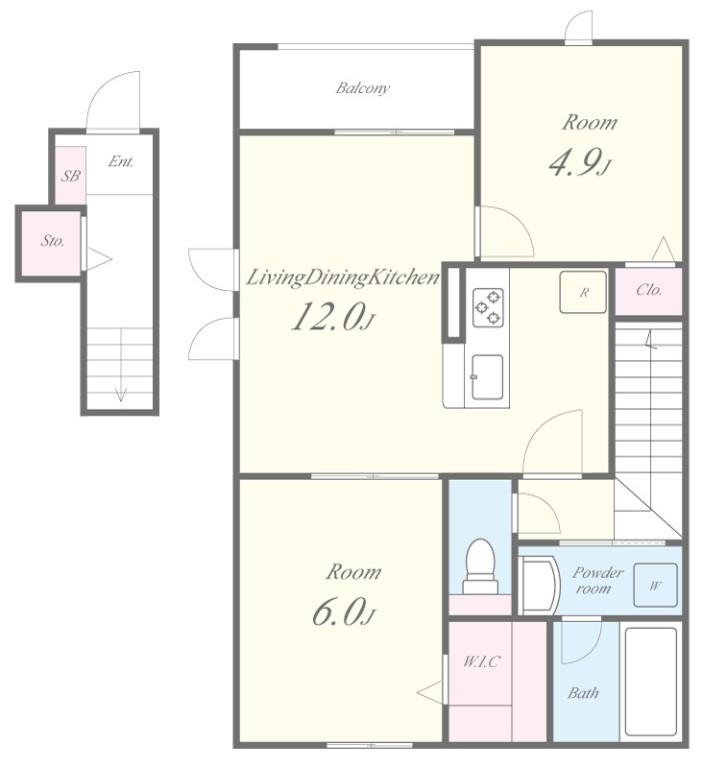 仮称)江坂町2丁目プロジェクト 207号室 間取り