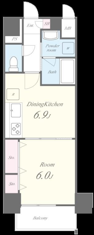 Ｗコート城西 間取り図