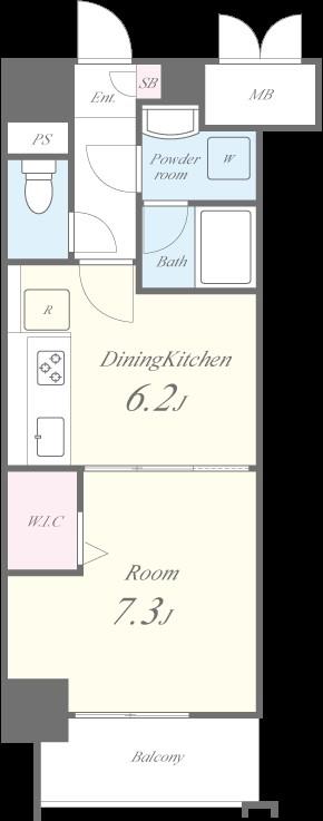 マイコスモス 間取り図