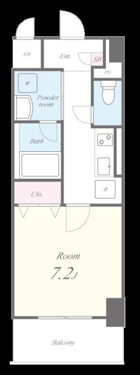 ボー デュ キャナル幅下 間取り図