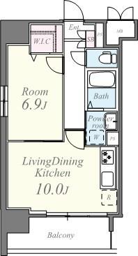 エクセレント 1 間取り図