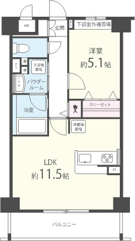 メゾン中沢 間取り図