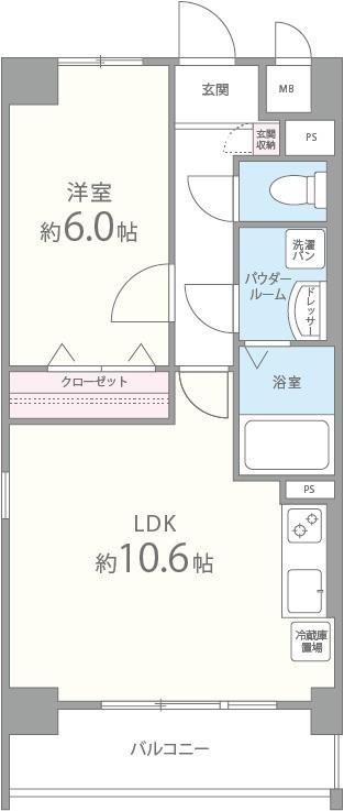ラヴィクレール 間取り図