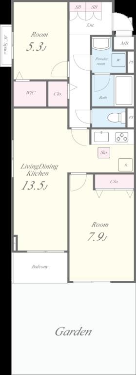 Morris芝 間取り図