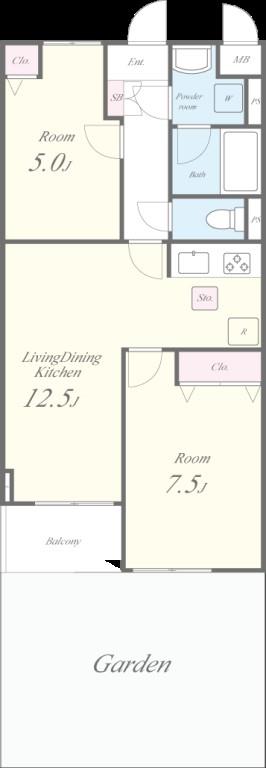 Morris芝 間取り図