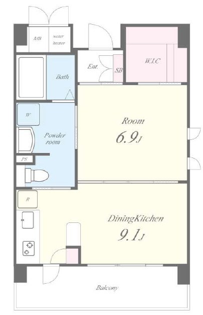 レジデンス八楽 間取り図