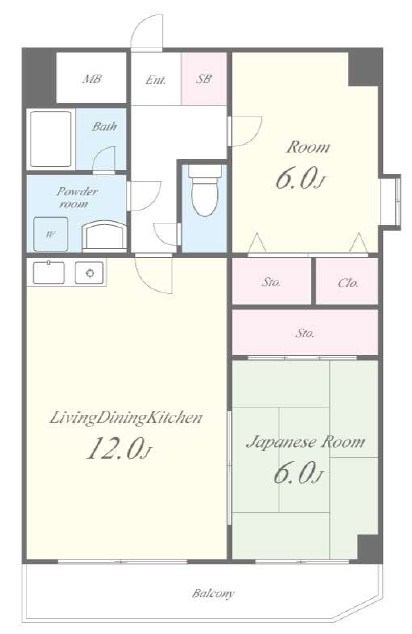 シャルマン・シェソワ 間取り図