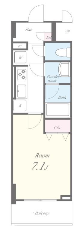ラ・プレス新栄 間取り図