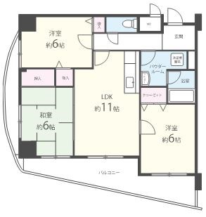ベルフォーレ 507号室 間取り
