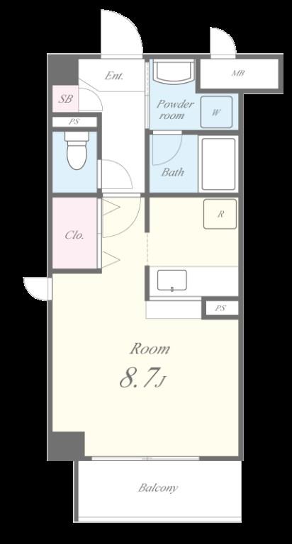 ルミエール兵庫 間取り図