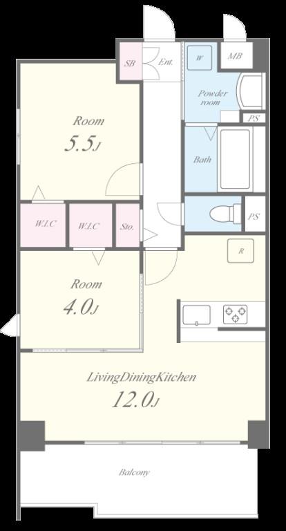キルシュバーム深江 間取り図
