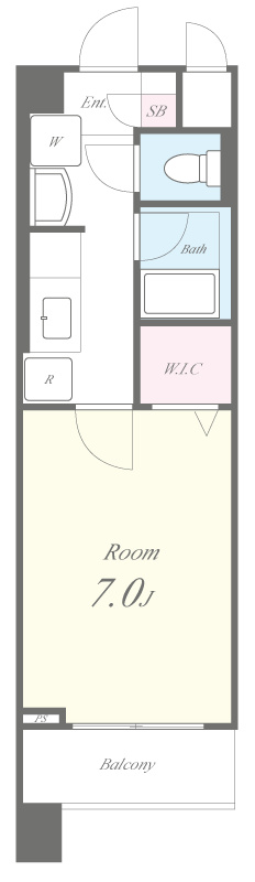 クレアール エスパシオ 間取り図