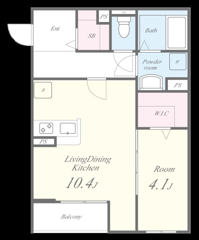 ガレア高宮 間取り図