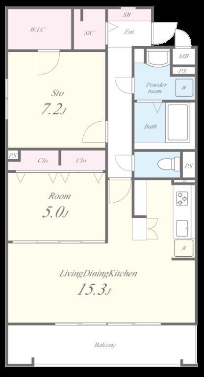 メイボーアネックス 間取り図