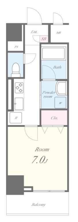 ラ・プレス新栄 間取り図