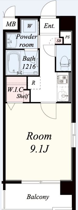 ソレイユ ルヴァン 606号室 間取り