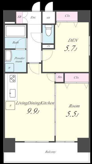 プライム スクエアⅡ 間取り図