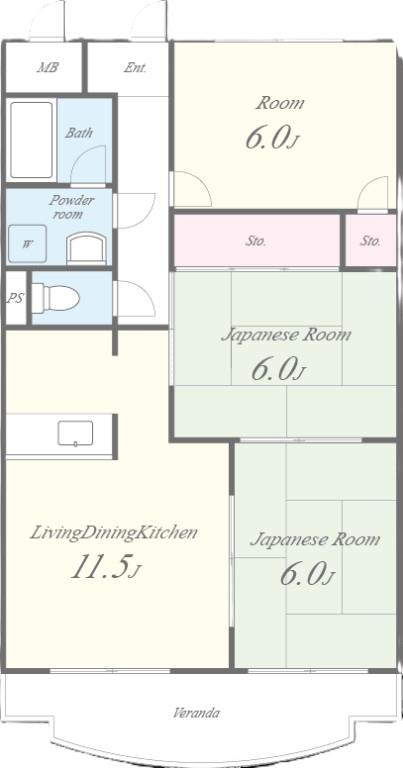 ベルドミール 間取り図