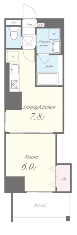 サン･マルベリー扇町 503号室 間取り