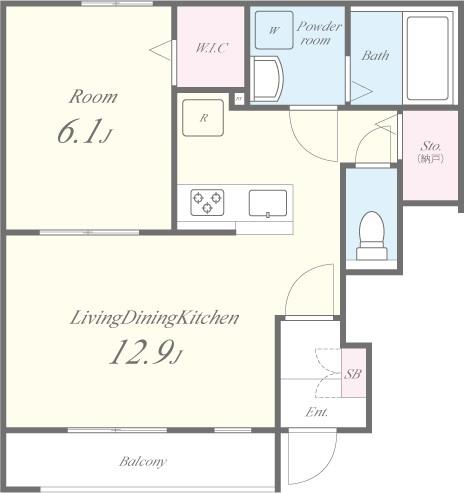 イーグルソシア 間取り図