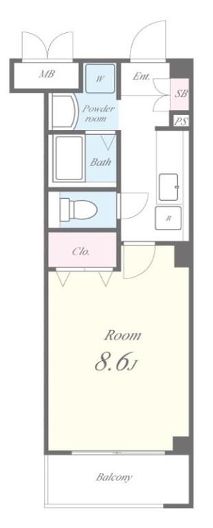 イースト・ワン 間取り図